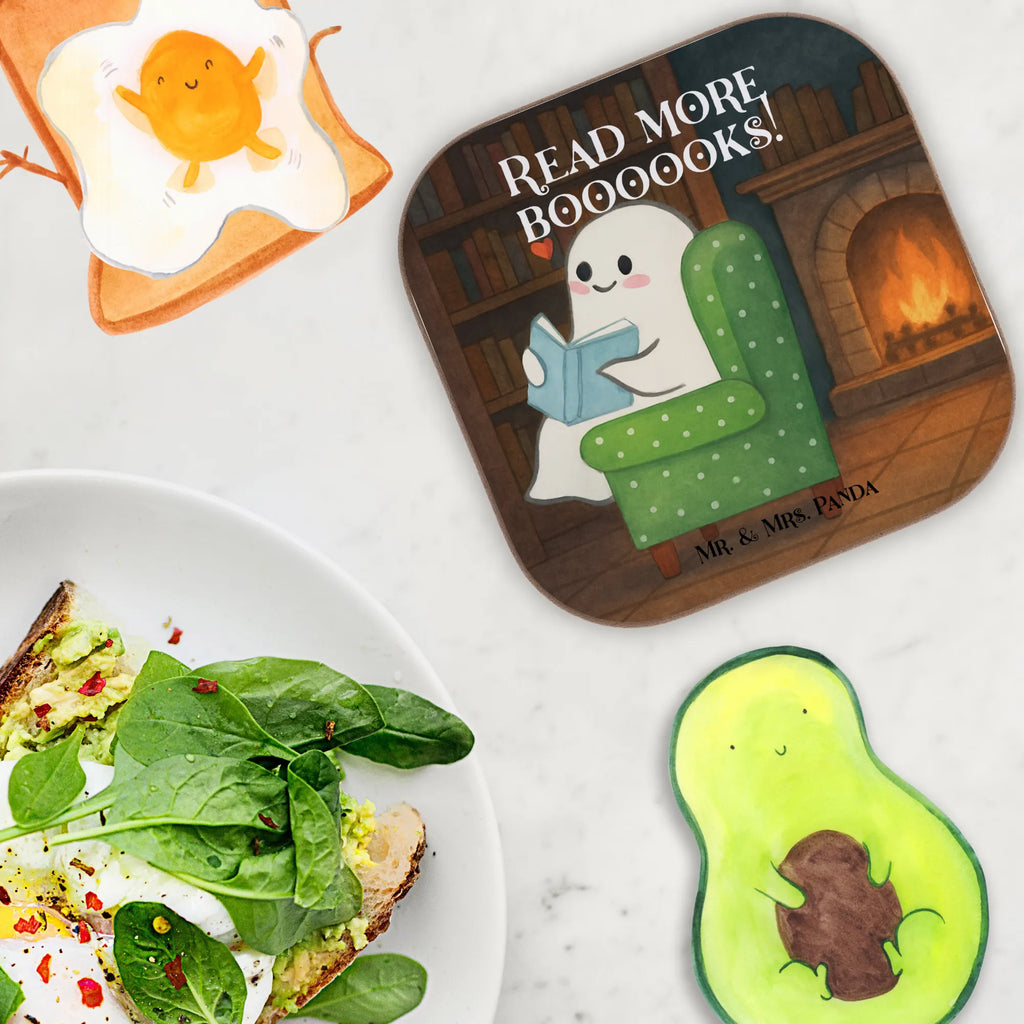 Square coaster Ghost Book Design Untersetzer, Bierdeckel, Glasuntersetzer, Untersetzer Gläser, Getränkeuntersetzer, Untersetzer aus Holz, Untersetzer für Gläser, Korkuntersetzer, Untersetzer Holz, Holzuntersetzer, Tassen Untersetzer, Untersetzer Design, Halloween, Deko, Martinssingen, Dekoration, Geschenke, Schenken, Gespenst, Buch, Herbst, gemütlich