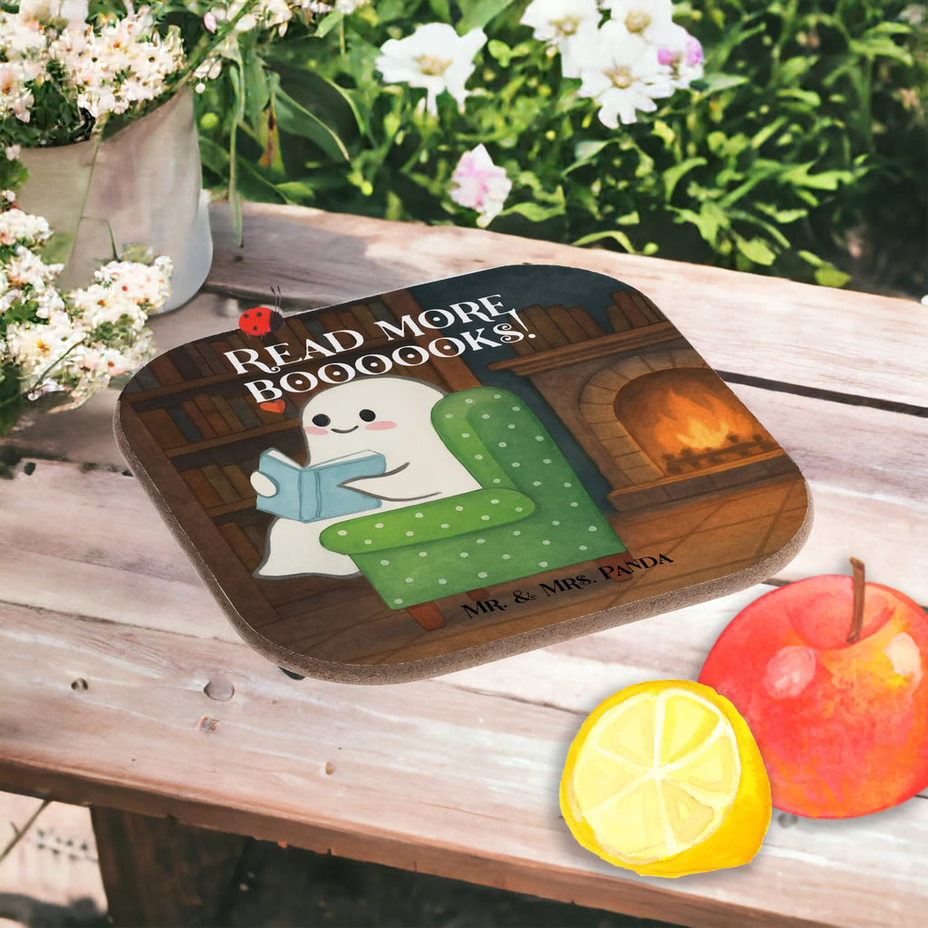 Square coaster Ghost Book Design Untersetzer, Bierdeckel, Glasuntersetzer, Untersetzer Gläser, Getränkeuntersetzer, Untersetzer aus Holz, Untersetzer für Gläser, Korkuntersetzer, Untersetzer Holz, Holzuntersetzer, Tassen Untersetzer, Untersetzer Design, Halloween, Deko, Martinssingen, Dekoration, Geschenke, Schenken, Gespenst, Buch, Herbst, gemütlich