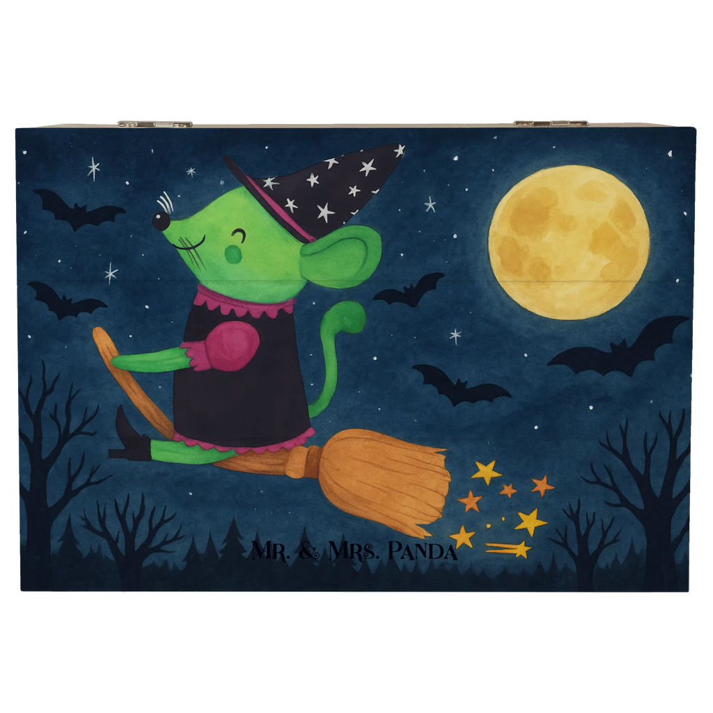 Holzkiste Hexe Fliegt Design Geschenkdose, Truhe, Dekokiste, Schatulle, Holzkiste, Schatzkiste, Kiste, Erinnerungsbox, XXL, Aufbewahrungsbox, Geschenkbox, Erinnerungskiste, Halloween, Deko, Martinssingen, Dekoration, Geschenke, Schenken