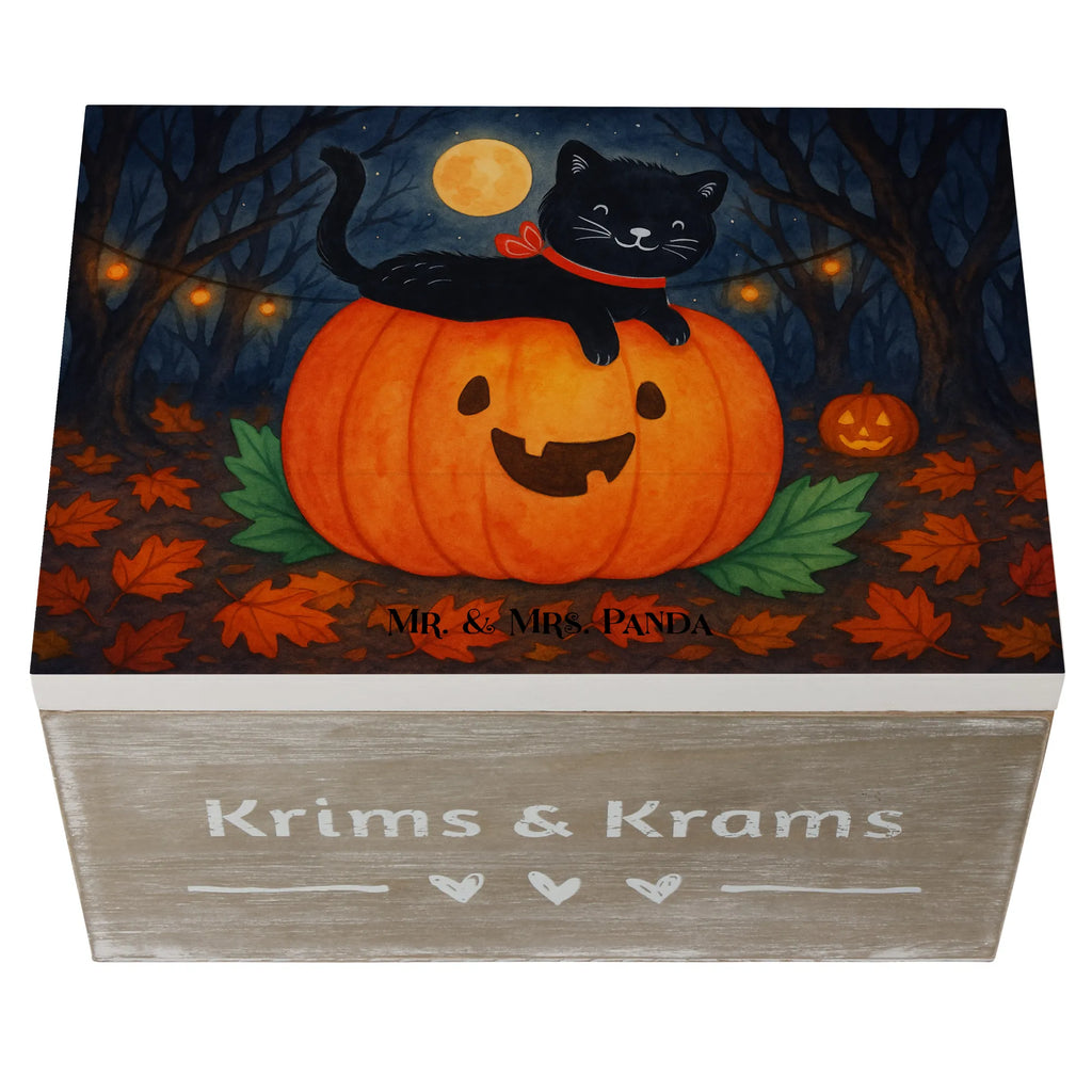 Holzkiste Schwarze Katze Design Holzkiste, Schatzkiste, Geschenkdose, Geschenkbox, Aufbewahrungsbox, XXL, Truhe, Erinnerungskiste, Schatulle, Dekokiste, Erinnerungsbox, Kiste, Halloween, Deko, Martinssingen, Dekoration, Geschenke, Schenken