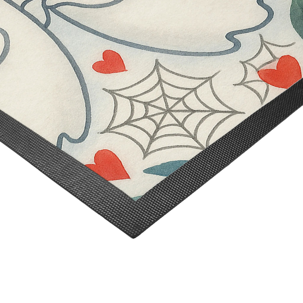 Personalisierte Fußmatte Gespenster  Liebe  Design Türvorleger mit Namen, Personalisieruung, Haustürmatte personalisiert, Namensfussmatte, Personalisierte Fußmatte, Bedrucken, Fußmatte bedrucken, Fußmatte mit Namen, Wunschnamen, Personalisiert, Türvorleger personalisiert, Halloween, Deko, Martinssingen, Dekoration, Geschenke, Schenken, Verliebt, Gespenst, Paar