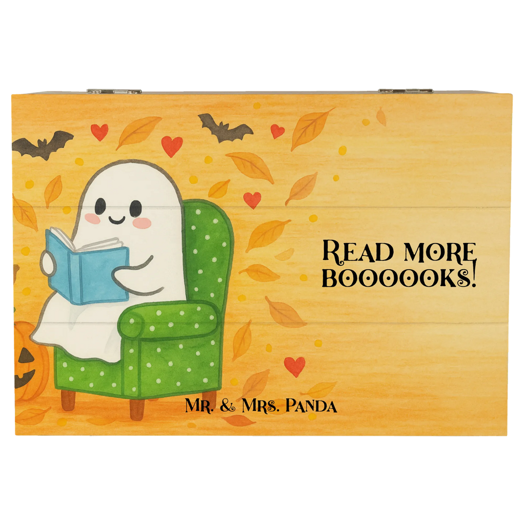 Skrzynia drewniana duch książka Design Holzkiste, Kiste, Schatzkiste, Truhe, Schatulle, XXL, Erinnerungsbox, Erinnerungskiste, Dekokiste, Aufbewahrungsbox, Geschenkbox, Geschenkdose, Halloween, Deko, Martinssingen, Dekoration, Geschenke, Schenken, Gespenst, Buch, Herbst, gemütlich