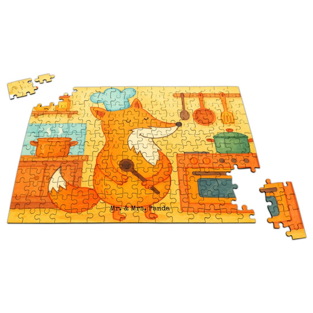 Puzzle Fuchs Koch Design Puzzle, Fuchs, Füchse, Koch Geschenk, Küche Deko, Küche Spruch, Party Spruch, witzig, Bäcker, Spruch lustig, Köche