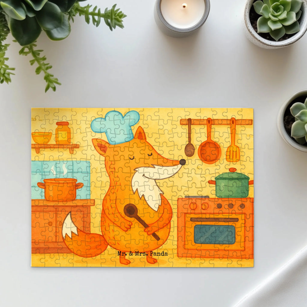 Puzzle Fuchs Koch Design Puzzle, Fuchs, Füchse, Koch Geschenk, Küche Deko, Küche Spruch, Party Spruch, witzig, Bäcker, Spruch lustig, Köche