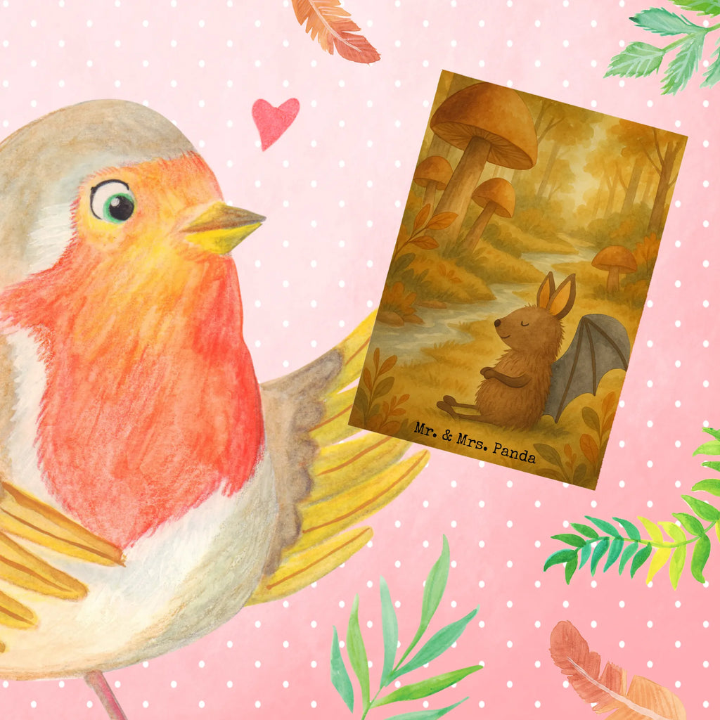 Grußkarte Fledermaus Sitzen Design Glückwunschkarte, Ansichtskarten, Grußkarte, Karte, Geburtstagskarte, Einladungskarte, Hochzeitskarte, Klappkarte, Tiermotive, Gute Laune, lustige Sprüche, Tiere, Motivation, entspannen, Fledermäuse, Fledermaus