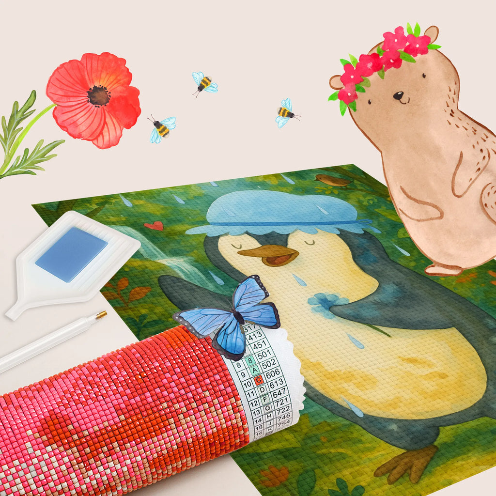 Diamond Painting Penguin have a shower Design Penguin, North Pole, Winter, Penguins, penguins, new start, shower, motivation, new beginning, life motto, being happy