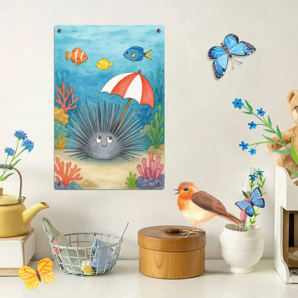 Malen nach Zahlen Metallschild Seeigel Design DIY, Ausmalbild, Malen, Künstler, Kunstwerk, Malen nach Zahlen, Baseln, Bastelidee, Kreativität, Meerestiere, Meer, Urlaub, Selbstakzeptanz, Hier und Jetzt, Selbstliebe, Seeigel, Leben, Lebe, Achtsamkeit