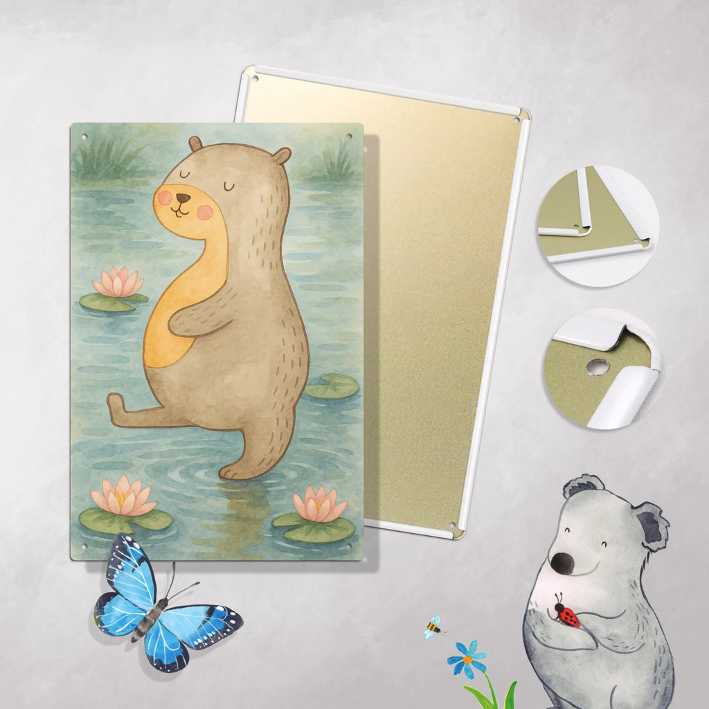 Malen nach Zahlen Metallschild Otter Bauch Design Ausmalbild, Malen nach Zahlen, Bastelidee, Malen, Baseln, Künstler, Kreativität, DIY, Kunstwerk, Otter, Fischotter, Seeotter, Otter Seeotter See Otter