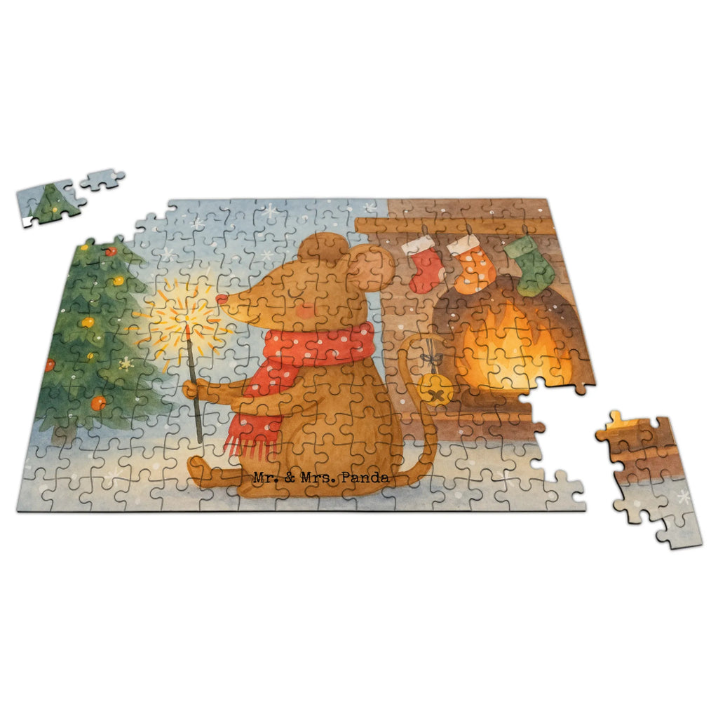 Puzzle Maus Weihnachten Design Puzzle, Wintermotiv, Advent, Heiligabend, Weihnachten, Winter, Nikolaus, Weihnachtsdeko, Mäuschen, Weihnachtsmotiv, Weihnachtsgruß, Maus, Weihnachtswunder, Frohe Weihnachten