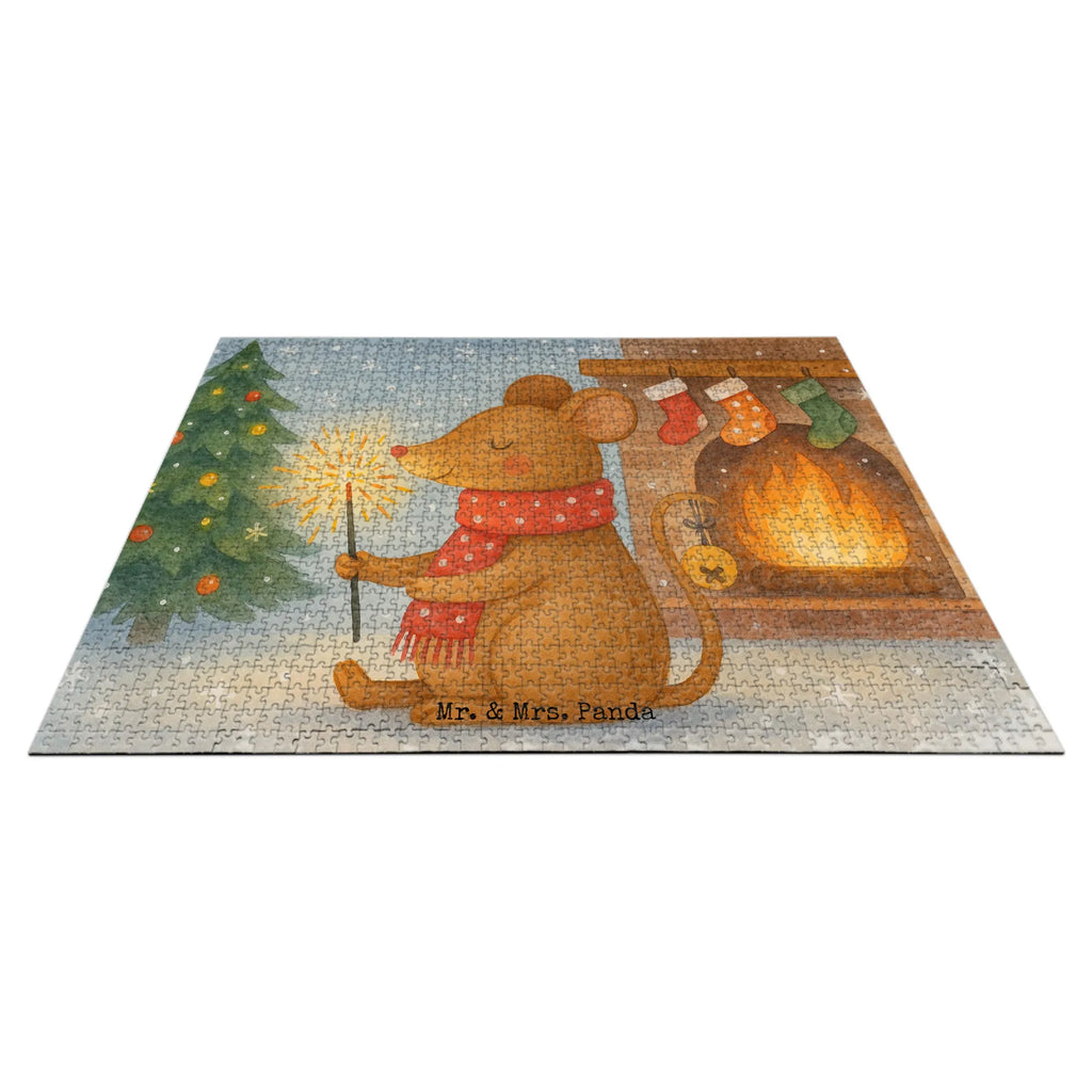 Puzzle Maus Weihnachten Design Puzzle, Wintermotiv, Advent, Heiligabend, Weihnachten, Winter, Nikolaus, Weihnachtsdeko, Mäuschen, Weihnachtsmotiv, Weihnachtsgruß, Maus, Weihnachtswunder, Frohe Weihnachten