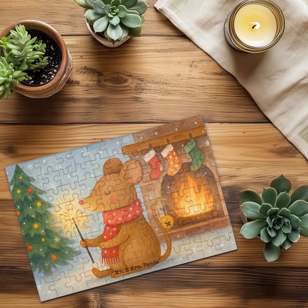 Puzzle Maus Weihnachten Design Puzzle, Wintermotiv, Advent, Heiligabend, Weihnachten, Winter, Nikolaus, Weihnachtsdeko, Mäuschen, Weihnachtsmotiv, Weihnachtsgruß, Maus, Weihnachtswunder, Frohe Weihnachten