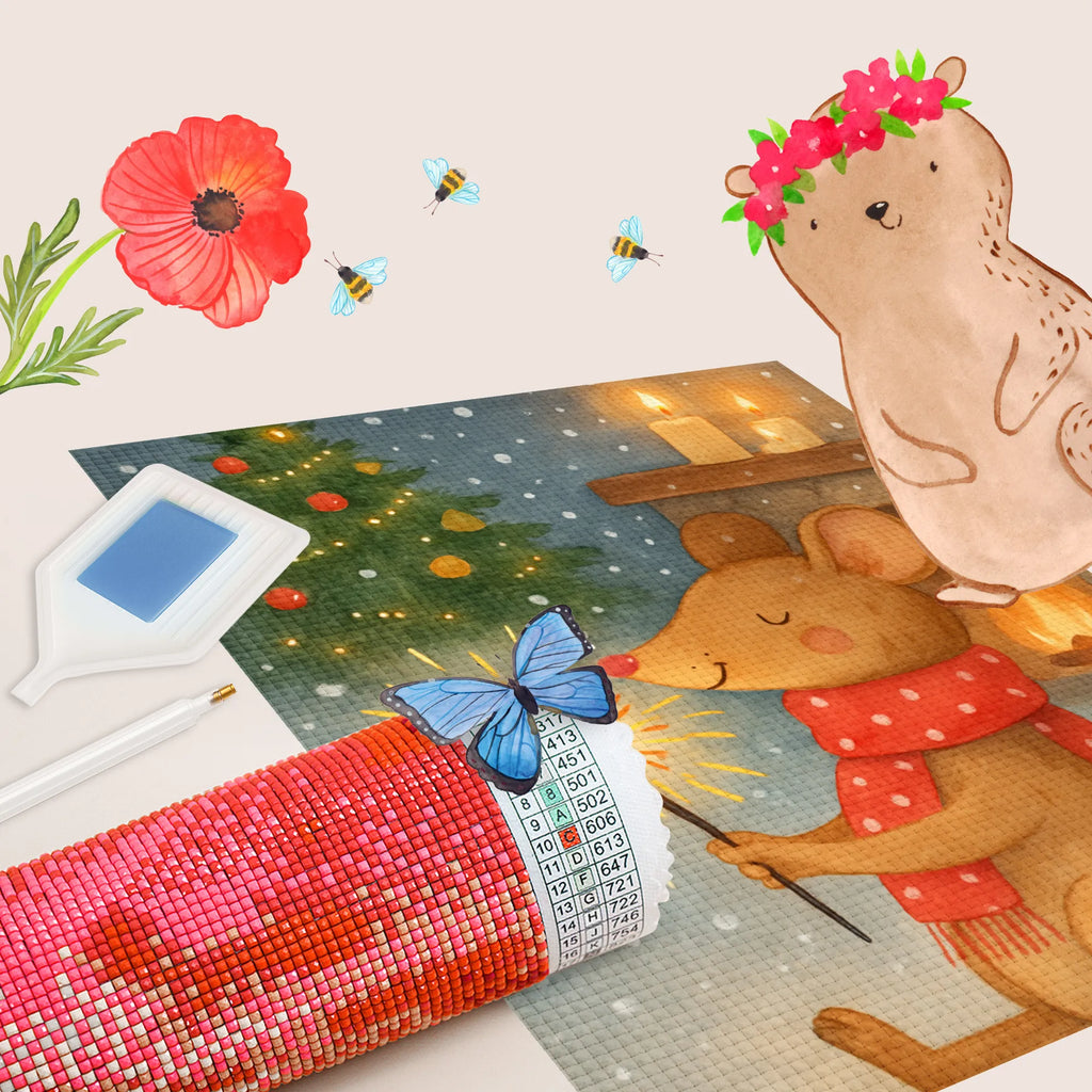 Diamond Painting Maus Weihnachten Design DIY, Diamond Painting, Kreativität, Kristallbild, Winter, Weihnachten, Weihnachtsdeko, Nikolaus, Advent, Heiligabend, Wintermotiv, Frohe Weihnachten, Mäuschen, Weihnachtswunder, Maus, Weihnachtsgruß, Weihnachtsmotiv