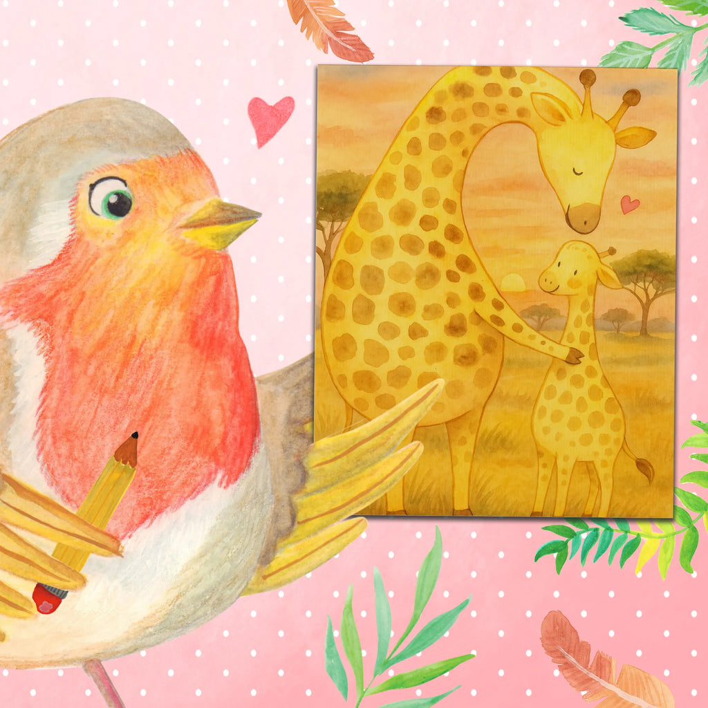 Paint by Numbers giraffe child Design Africa, daughter, son, favourite person, child, mother, mum, giraffe