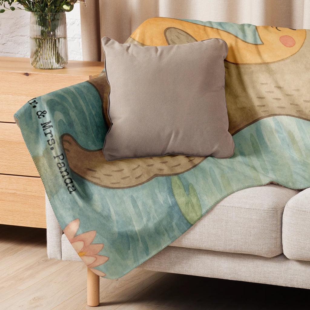 Sherpa Kuscheldecke Otter Bauch Design Otter, Fischotter, Seeotter, Otter Seeotter See Otter