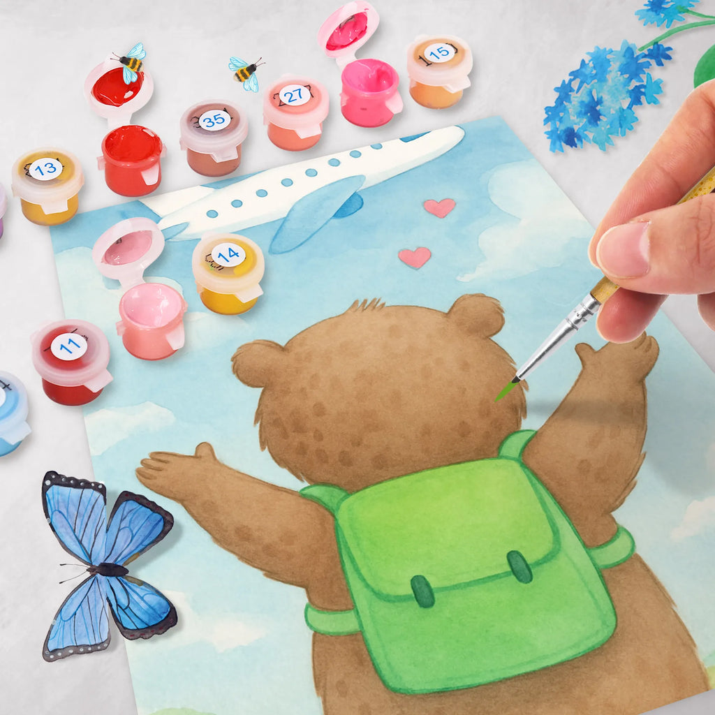 Malen nach Zahlen Bär Flugzeug Design Baseln, Ausmalbild, Kreativität, Malen, Malen nach Zahlen, Künstler, DIY, Bastelidee, Kunstwerk, Liebe, Partner, Freund, Freundin, Ehemann, Ehefrau, Heiraten, Verlobung, Heiratsantrag, Liebesgeschenk, Jahrestag, Hocheitstag, Valentinstag, Geschenk für Freundin, Hochzeitstag, für Ehemann, Liebesbeweis, für Männer, Mitbringsel, Geschenk für Partner, Geschenk für Frauen