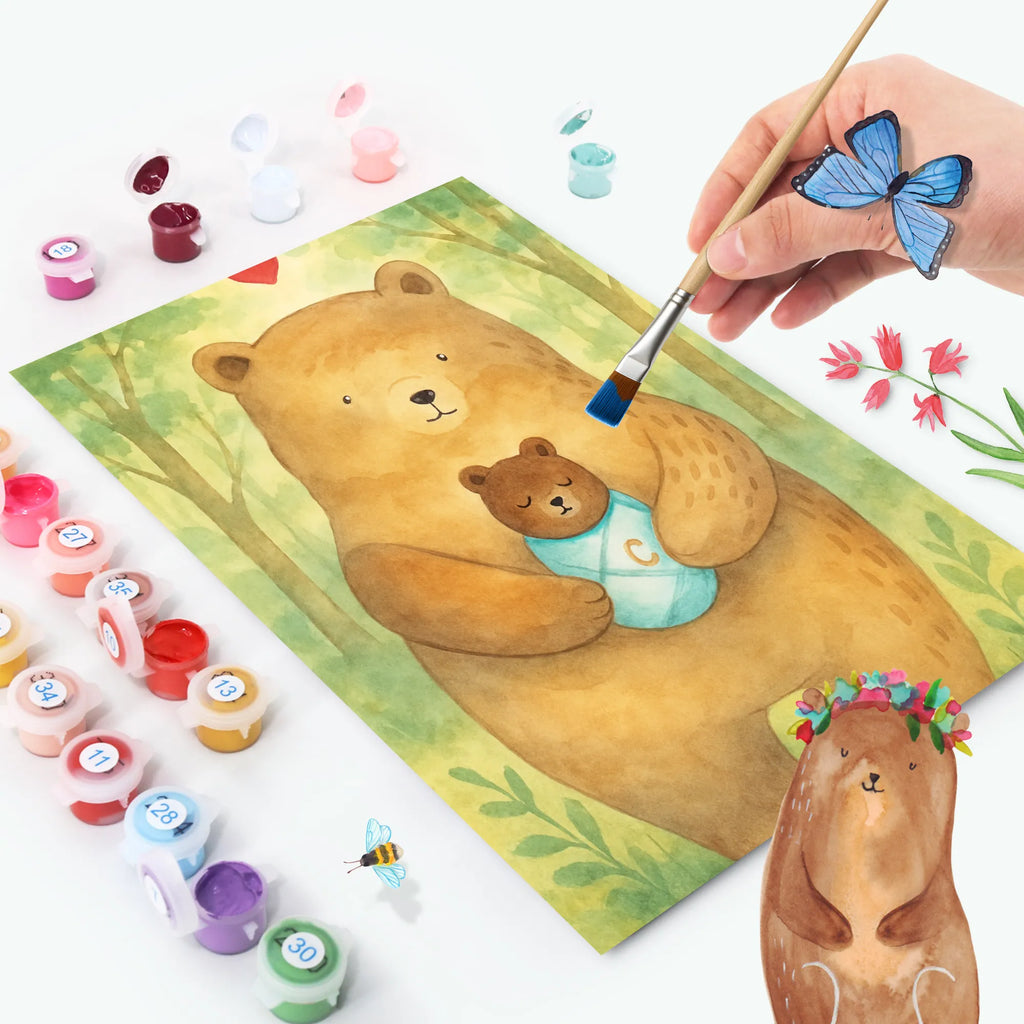 Malowanie według numerów Niedźwiedź Niemowlę Design Baseln, Künstler, DIY, Kreativität, Malen, Bastelidee, Kunstwerk, Malen nach Zahlen, Ausmalbild, Bär, Teddy, Teddybär, Taufe, Enkel, Glückwunsch, Täufling, Nichte, Baby, Geburt, Neffe, Geburtstag, Mutter, Eltern, Enkelin