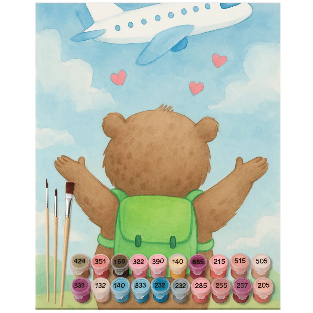 Malen nach Zahlen Bär Flugzeug Design Baseln, Ausmalbild, Kreativität, Malen, Malen nach Zahlen, Künstler, DIY, Bastelidee, Kunstwerk, Liebe, Partner, Freund, Freundin, Ehemann, Ehefrau, Heiraten, Verlobung, Heiratsantrag, Liebesgeschenk, Jahrestag, Hocheitstag, Valentinstag, Geschenk für Freundin, Hochzeitstag, für Ehemann, Liebesbeweis, für Männer, Mitbringsel, Geschenk für Partner, Geschenk für Frauen