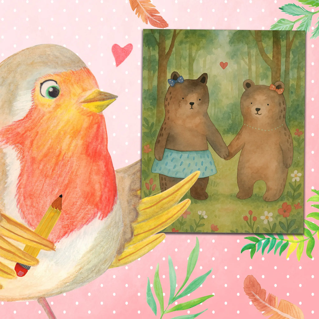 Paint by Numbers bear Girlfriend Design Baseln, Malen, Bastelidee, Malen nach Zahlen, Ausmalbild, Kreativität, Kunstwerk, DIY, Künstler, Bär, Teddy, Teddybär, Bär Freundin Beste Freund Liebe Liebesbeweis Verliebt Kumpel Kumpeliene