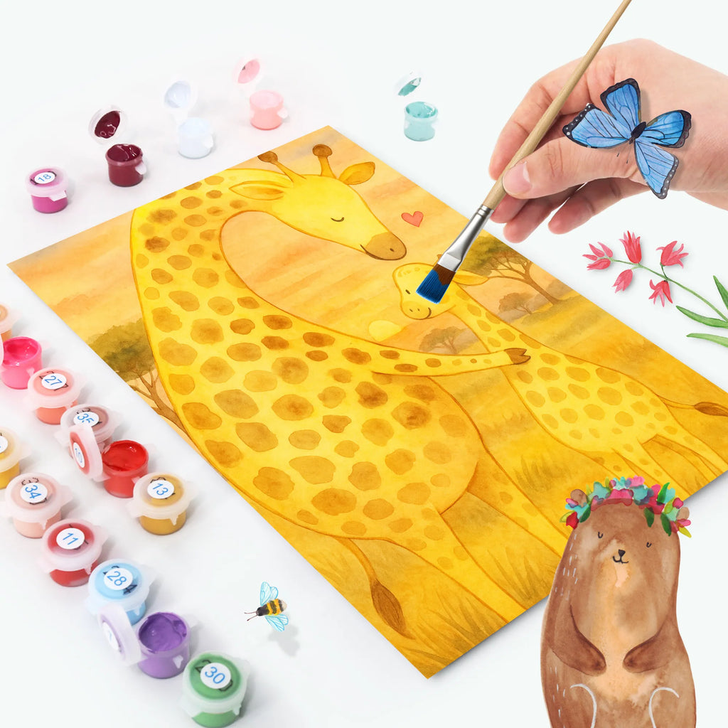 Paint by Numbers giraffe child Design Africa, daughter, son, favourite person, child, mother, mum, giraffe