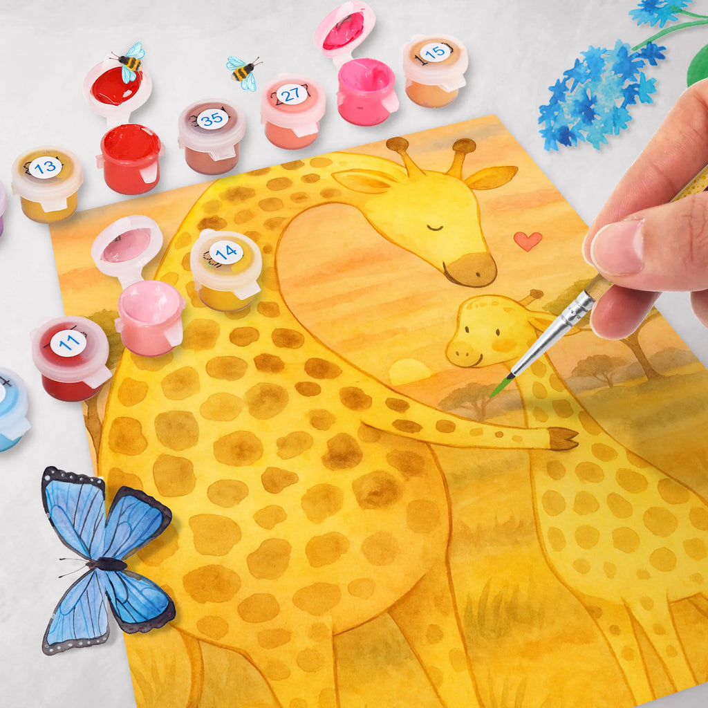 Paint by Numbers giraffe child Design Africa, daughter, son, favourite person, child, mother, mum, giraffe