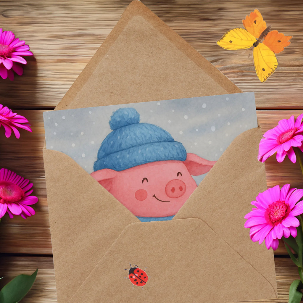 Deluxe Karte Schweinchen Glühwein Design Karte, Grußkarte, Klappkarte, Einladungskarte, Glückwunschkarte, Hochzeitskarte, Geburtstagskarte, Hochwertige Grußkarte, Hochwertige Klappkarte, Winter, Weihnachten, Weihnachtsdeko, Nikolaus, Advent, Heiligabend, Wintermotiv, Glühwein, Betrunken, Weihnachtsmarkt, Spruch