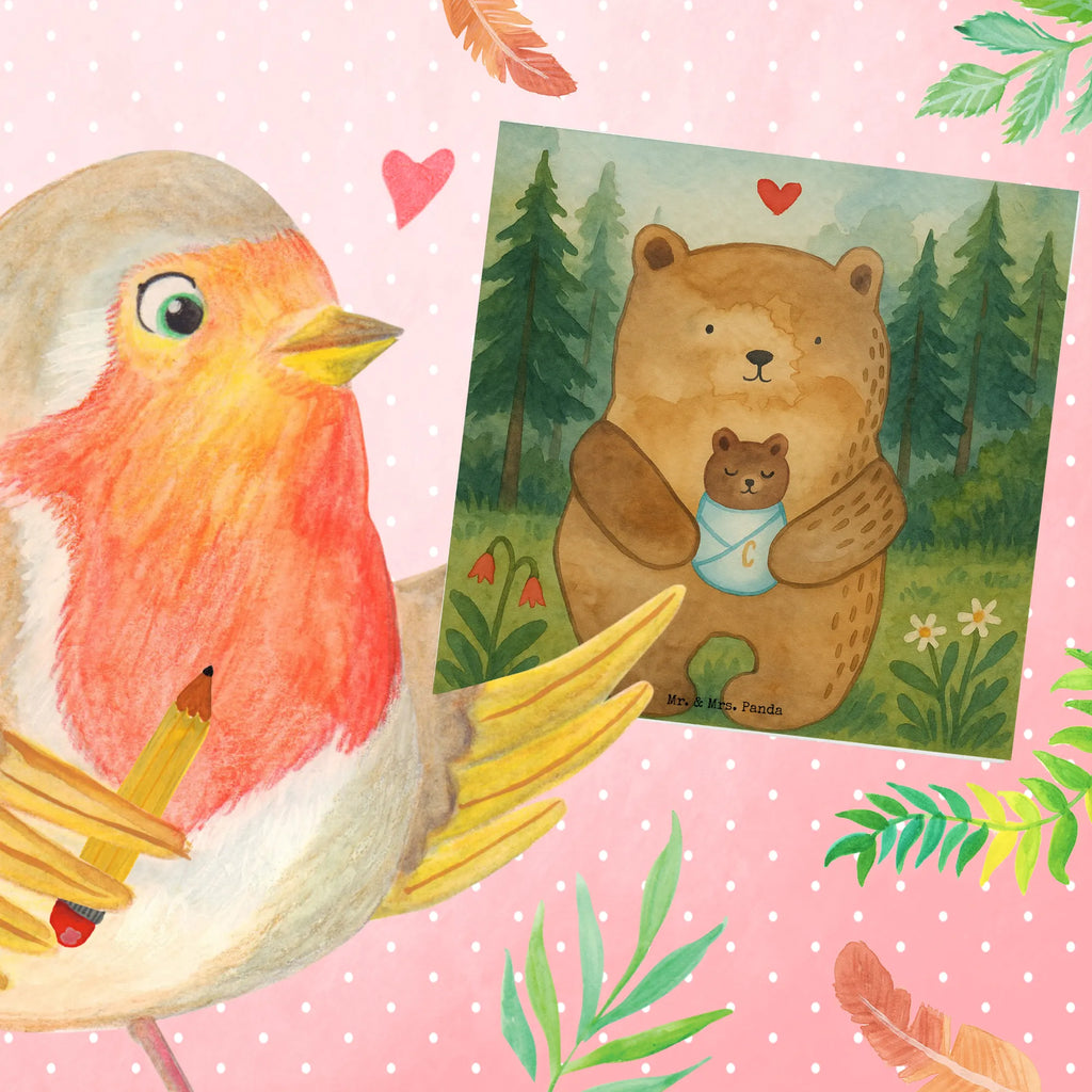 Deluxe Karte Bär Baby Design Karte, Einladungskarte, Glückwunschkarte, Hochzeitskarte, Geburtstagskarte, Klappkarte, Hochwertige Grußkarte, Grußkarte, Hochwertige Klappkarte, Bär, Teddy, Teddybär, Täufling, Enkelin, Nichte, Geburt, Neffe, Enkel, Eltern, Baby, Taufe, Geburtstag, Mutter, Glückwunsch