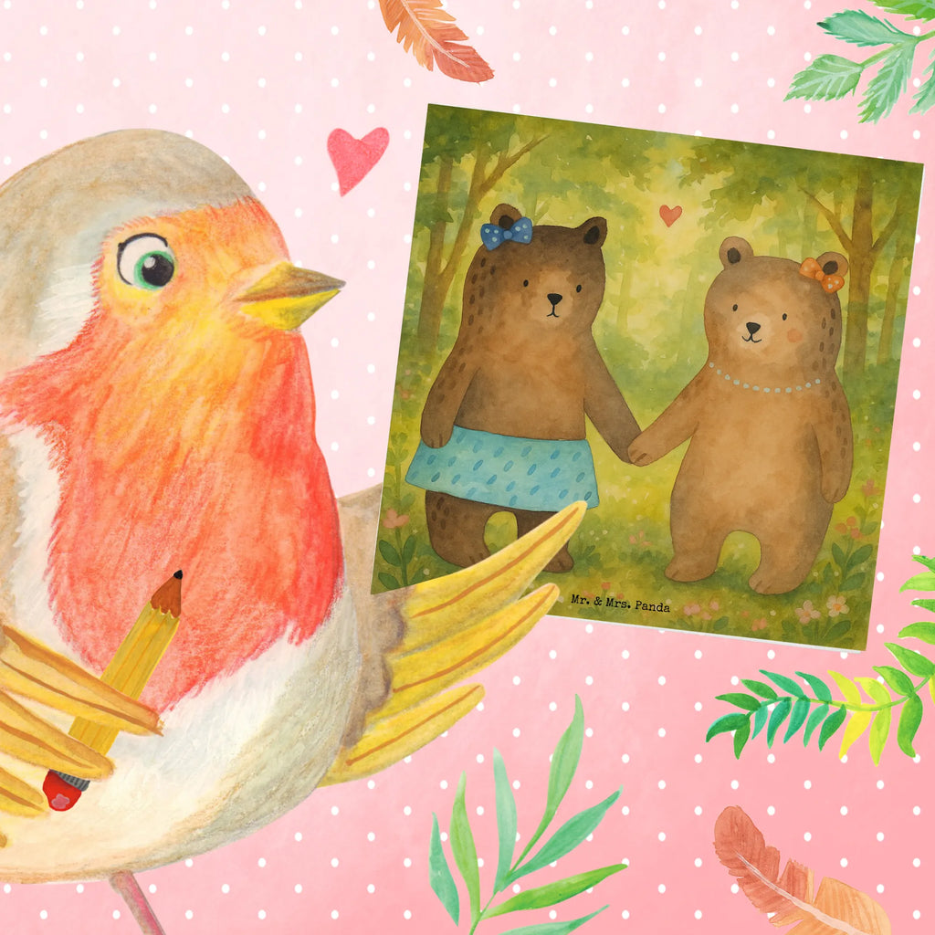 Deluxe Karte Bär Freundin Design Karte, Grußkarte, Klappkarte, Einladungskarte, Glückwunschkarte, Hochzeitskarte, Geburtstagskarte, Hochwertige Grußkarte, Hochwertige Klappkarte, Bär, Teddy, Teddybär, Bär Freundin Beste Freund Liebe Liebesbeweis Verliebt Kumpel Kumpeliene