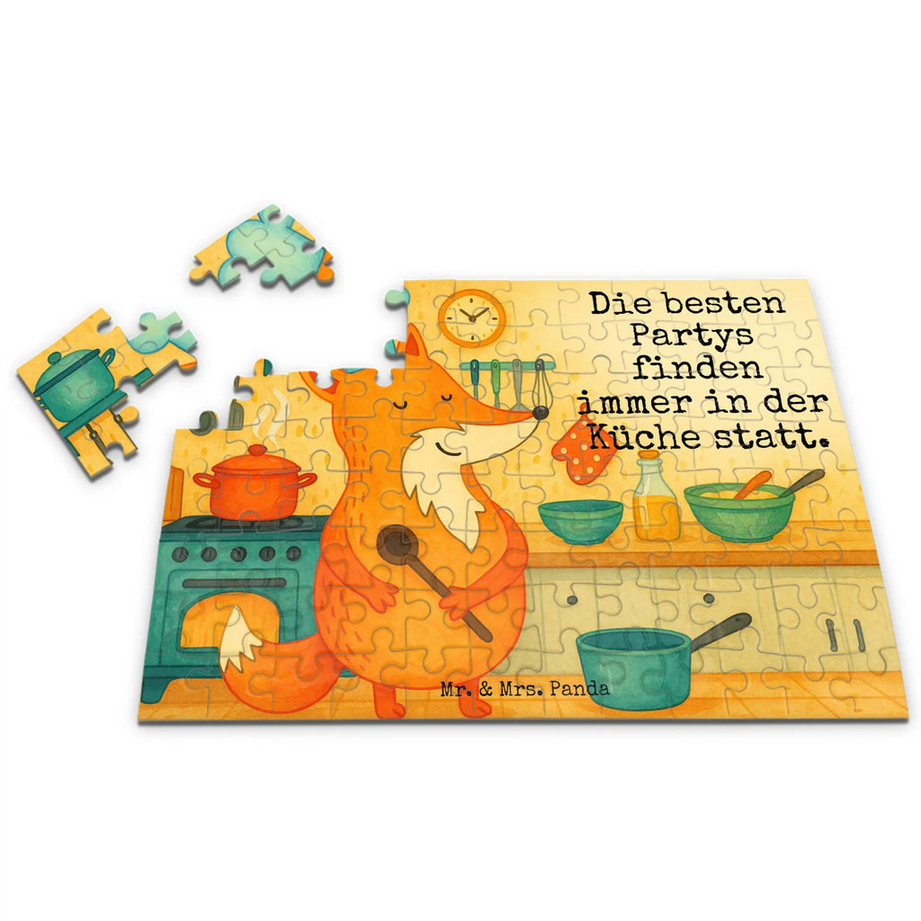 Puzzle Fuchs Koch Design Puzzle, Fuchs, Füchse, Koch Geschenk, Küche Deko, Küche Spruch, Party Spruch, witzig, Bäcker, Spruch lustig, Köche