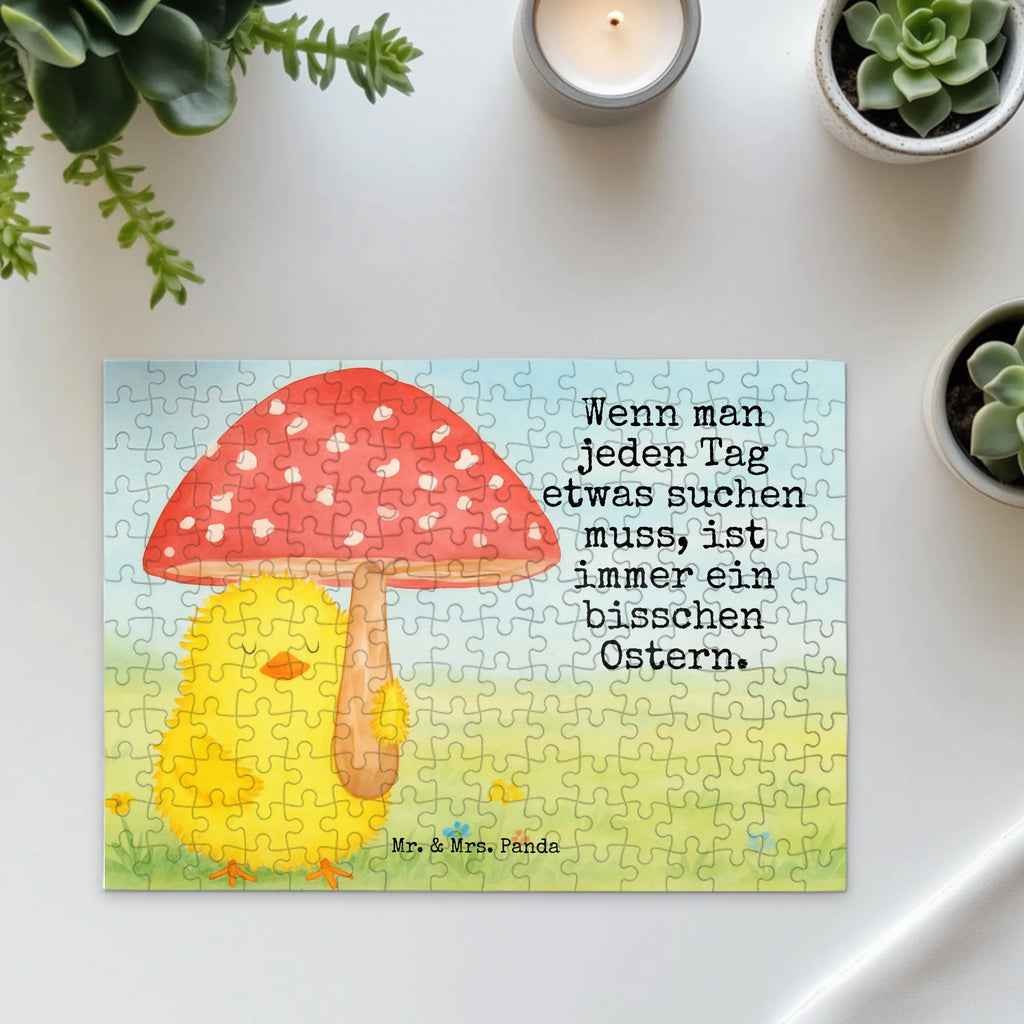 Puzzle chick toadstool Design Puzzle, Ostern, Osterhase, Ostergeschenke, Osternest, Osterdeko, Geschenke zu Ostern, Ostern Geschenk, Ostergeschenke Kinder, Ostern Kinder, Küken, Fliegenpilz, Glückspilz, Frohe Ostern, Ostergrüße