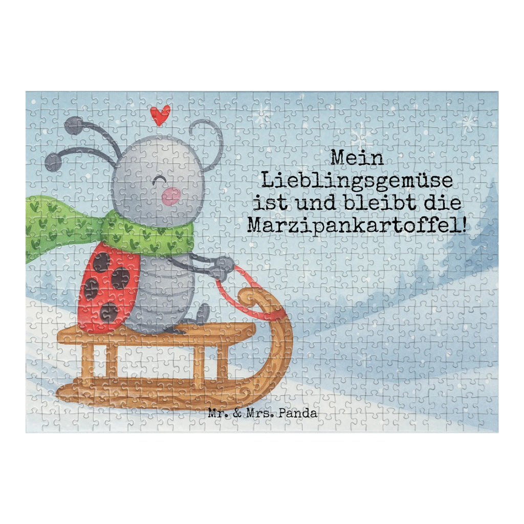 Puzzle Smörle Rodeln Design Puzzle, Winter, Weihnachten, Weihnachtsdeko, Nikolaus, Advent, Heiligabend, Wintermotiv, Marzipan, Smörle, Schlittenfahren