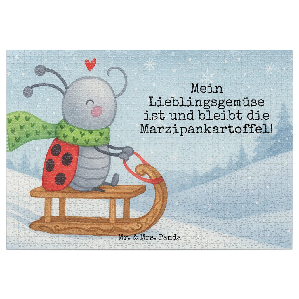 Puzzle Smörle Rodeln Design Puzzle, Winter, Weihnachten, Weihnachtsdeko, Nikolaus, Advent, Heiligabend, Wintermotiv, Marzipan, Smörle, Schlittenfahren