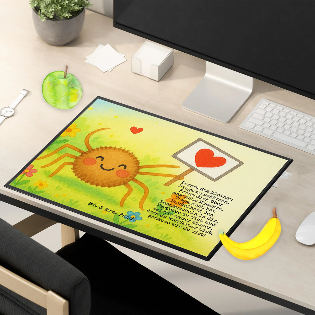 Podkładka na biurko Pająk Agata Motywacja Design Schreibunterlage, Schreibtischauflage, Bürobedarf, Büroartikel, Schreibwaren, Schreibtisch Unterlagen, Schreibtischunterlage Groß, Spinne Agathe, Spinne, Agathe, Videos, Merchandise, Motivation, Glück, Liebe, Vertrauen, Dankeschön