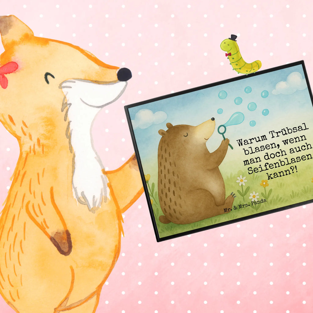Desk pad bear soap bubbles Design Schreibunterlage, Schreibtischauflage, Bürobedarf, Büroartikel, Schreibwaren, Schreibtisch Unterlagen, Schreibtischunterlage Groß, Bär, Teddy, Teddybär, Seifenblasen Bär Lustig Sein Glücklich Traurig Happy