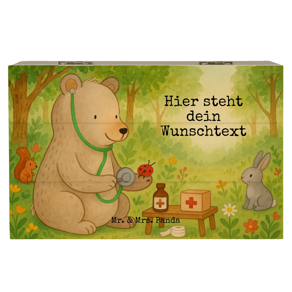Personalisierte Holzkiste Bär Arzt Design Dekokiste mit Namen, Truhe mit Namen, Aufbewahrungsbox Personalisiert, Holzkiste mit Namen, Truhe Personalisiert, Dekokiste Personalisiert, Schatzkiste mit Namen, Kiste mit Namen, Schatulle mit Namen, GEschenkdose Personalisiert, Kiste Personalisiert, Schatulle Personalisiert, Holzkiste Personalisiert, Erinnerungsbox Personalisiert, Schatzkiste Personalisiert, Erinnerungskiste Personalisiert, Geschenkbox Personalisiert, Aufbewahrungsbox mit Namen, mit Namen, Erinnerungsbox mit Namen, Teddy, Teddybär, Bär, Doktorin, Professor, Professorin, Ärztin, Doktor, Arzt