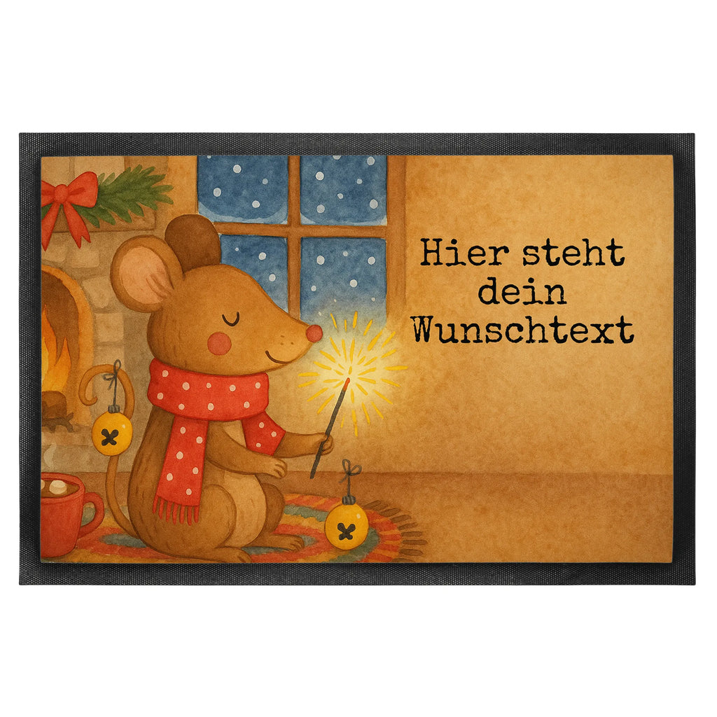 Personalisierte Fußmatte Maus Weihnachten Design Fußmatte bedrucken, Namensfussmatte, Wunschnamen, Haustürmatte personalisiert, Bedrucken, Personalisiert, Personalisieruung, Fußmatte mit Namen, Türvorleger personalisiert, Personalisierte Fußmatte, Türvorleger mit Namen, Winter, Weihnachten, Weihnachtsdeko, Nikolaus, Advent, Heiligabend, Wintermotiv, Maus, Mäuschen, Weihnachtsgruß, Weihnachtswunder, Frohe Weihnachten, Weihnachtsmotiv