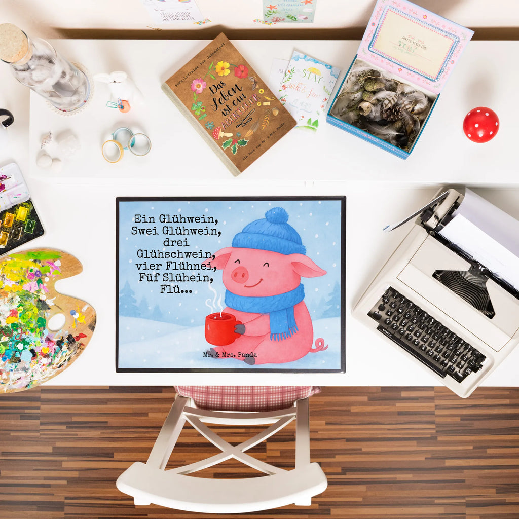 Schreibtischunterlage Schweinchen Glühwein Design Schreibunterlage, Schreibtischauflage, Bürobedarf, Büroartikel, Schreibwaren, Schreibtisch Unterlagen, Schreibtischunterlage Groß, Winter, Weihnachten, Weihnachtsdeko, Nikolaus, Advent, Heiligabend, Wintermotiv, Glühwein, Betrunken, Weihnachtsmarkt, Spruch