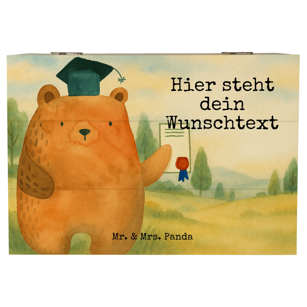 Personalisierte Holzkiste Bär Prüfung Design Dekokiste mit Namen, Erinnerungskiste, Aufbewahrungsbox mit Namen, Erinnerungsbox Personalisiert, Holzkiste Personalisiert, Truhe Personalisiert, Kiste mit Namen, Aufbewahrungsbox Personalisiert, Truhe mit Namen, Kiste Personalisiert, GEschenkdose personalisiert, Schatzkiste Personalisiert, Geschenkbox personalisiert, Erinnerungskiste Personalisiert, Erinnerungsbox mit Namen, mit Namen, Schatzkiste mit Namen, Schatulle Personalisiert, Holzkiste mit Namen, Schatulle mit Namen, Dekokiste Personalisiert, Bär, Teddy, Teddybär, Zeugnis, Abschluss, Prüfung bestanden, Abitur, Prüfungen, Abschlusszeugnis