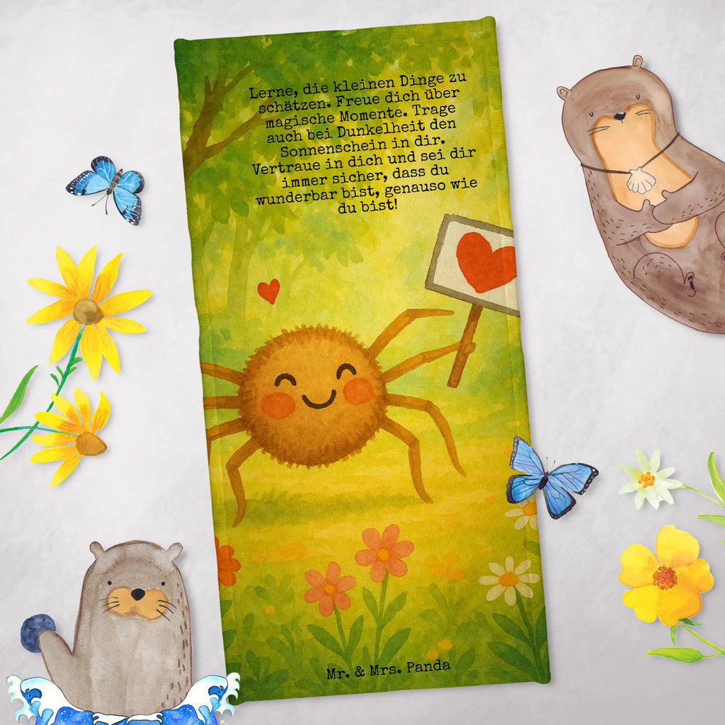 Badehandtuch Spinne Agathe Motivation Design Duschtuch, Badetuch, Strandtuch, Saunatuch, Kinder Handtuch, Spinne Agathe, Spinne, Agathe, Videos, Merchandise, Motivation, Glück, Liebe, Vertrauen, Dankeschön