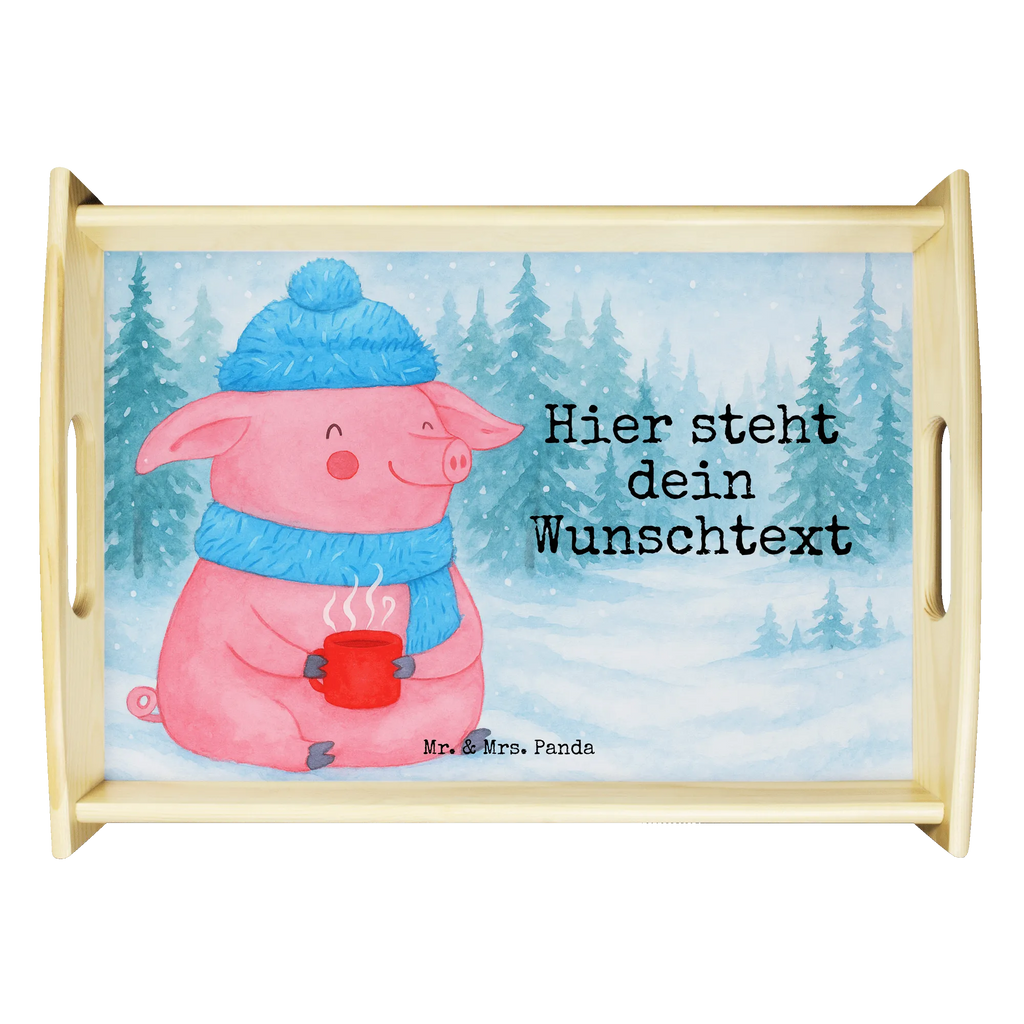 Personalisiertes Serviertablett Schwein Glühwein Design Tablett mit Namen, Serviertablett mit Namen, Personalisiertes Frühstückstablett, Personalisiertes Dekotablett, Personalisiertes Küchentablett, Personalisiertes Tablett, Personalisiertes Holztablett, Personalisiertes Serviertablett, Winter, Weihnachten, Weihnachtsdeko, Nikolaus, Advent, Heiligabend, Wintermotiv, Weihnachtsmarkt, Punsch, Glühwein, Glühschwein