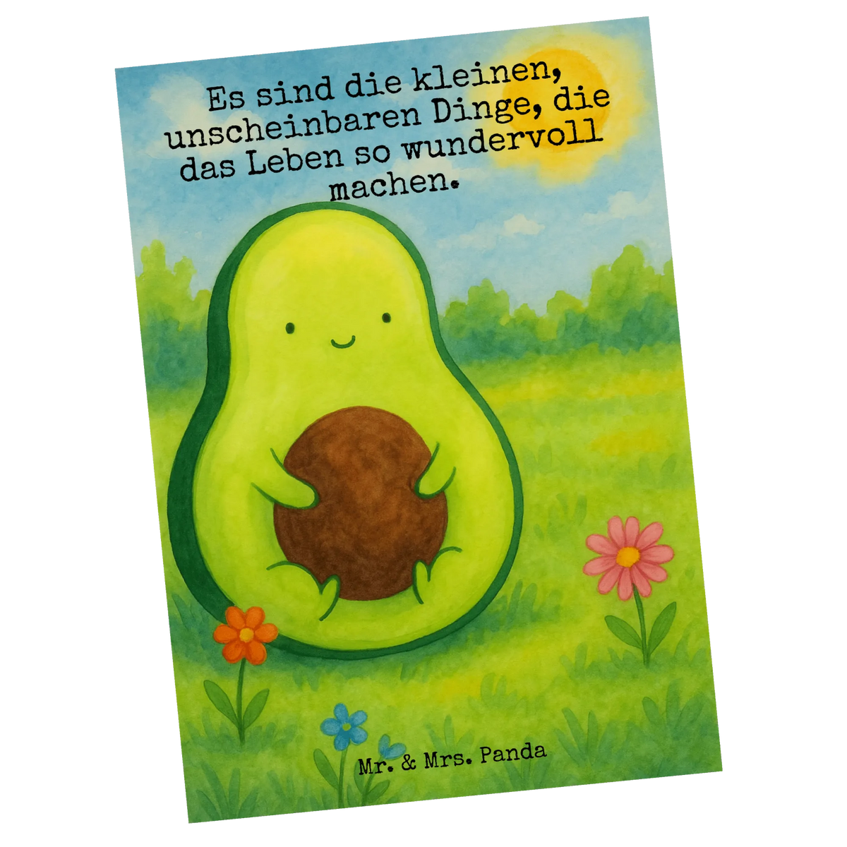 Postkarte Avocado Kern Design einzelkarte, bildkarte, spruchkarte, Motivkarte, Fotokarte, Grußkarte, Kunstkarten, Postkarten, Postkarte, Designkarte, Ansichtskarten, Ansichtskarte, kunstkarte, Avocado, Veggie, Vegan, Gesund, Pflanze, Avocadokern, Avokado, Spruch Leben, Kern