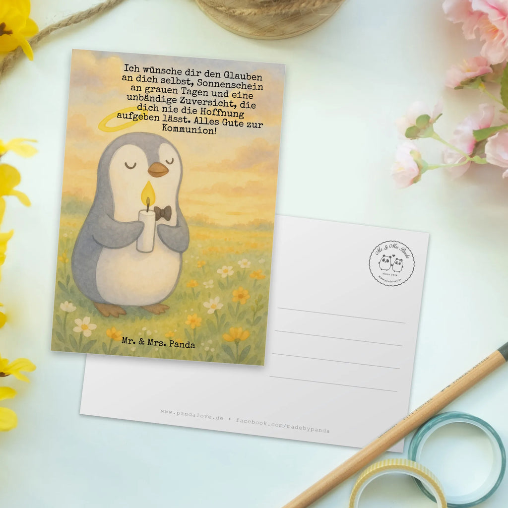 Postkarte Pinguin Kommunion Design Postkarte, Karte, Geschenkkarte, Grußkarte, Einladung, Ansichtskarte, Geburtstagskarte, Einladungskarte, Dankeskarte, Ansichtskarten, Einladung Geburtstag, Einladungskarten Geburtstag, Konfirmation, Kommunion, Jugendweihe, Konfirmation Geschenk, Kommunion Geschenk, Kommunion Dankeschön, Glauben, Sonnenschein