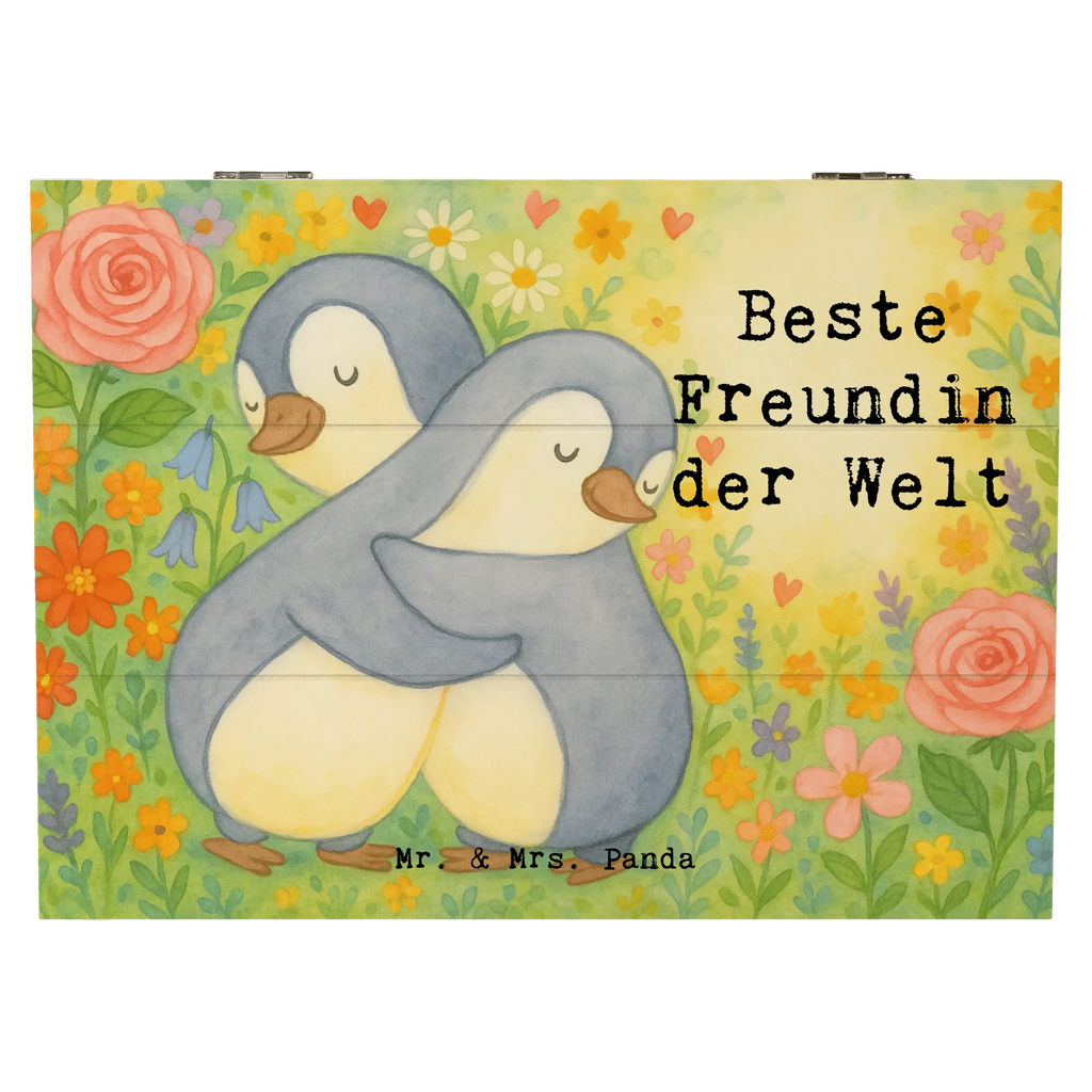 Holzkiste Pinguin Beste Freundin der Welt Design Geschenkdose, Dekokiste, Schatzkiste, Erinnerungskiste, Geschenkbox, Holzkiste, Kiste, XXL, Schatulle, Aufbewahrungsbox, Truhe, Erinnerungsbox, für, Dankeschön, Geschenk, Schenken, Geburtstag, Geburtstagsgeschenk, Geschenkidee, Danke, Bedanken, Mitbringsel, Freude machen, Geschenktipp, Jahrestag, bff, Spruch, Ehefrau, Freundin, beste Freundin, bae, beste, Freundschaft. Liebste, Frau, Freundinnen
