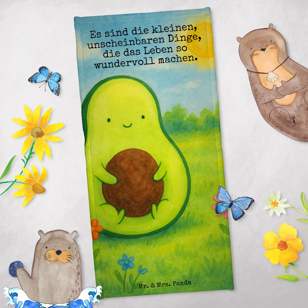 Hand towel avocado core Design Duschtuch, Badetuch, Strandtuch, Saunatuch, Kinder Handtuch, Avocado, Veggie, Vegan, Gesund, Avokado, Avocadokern, Kern, Pflanze, Spruch Leben