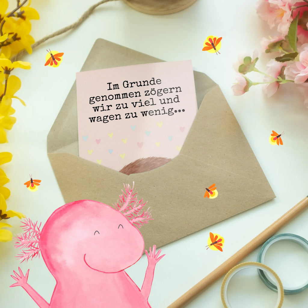 Greetings card Hedgehog hearts Design Grußkarte, Klappkarte, Einladungskarte, Glückwunschkarte, Hochzeitskarte, Geburtstagskarte, Karte, Ansichtskarten, Tiermotive, Gute Laune, lustige Sprüche, Tiere, Liebe, Herz, Herzen, Igel, Vertrauen, Kuss, Leben