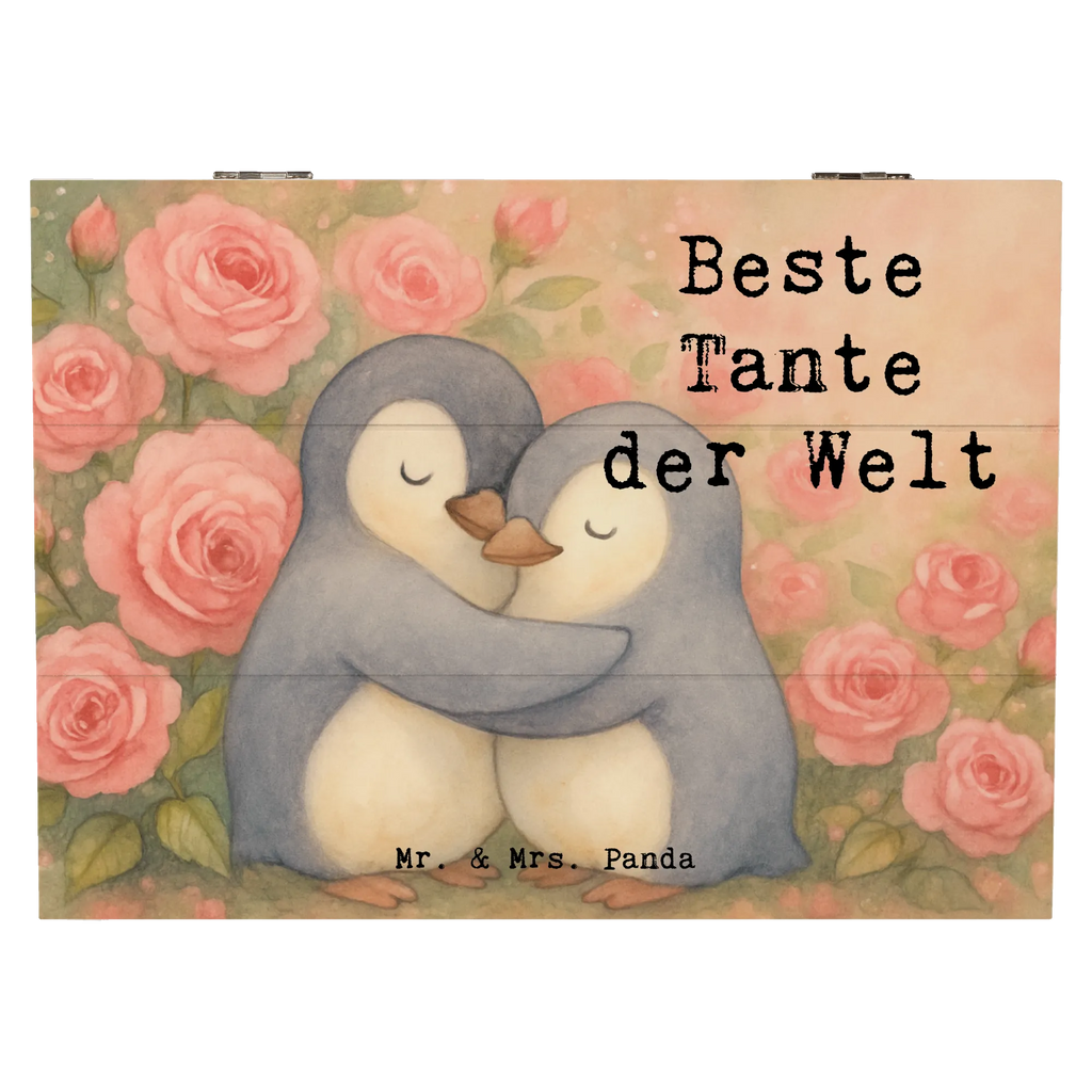 Holzkiste Pinguin Beste Tante der Welt Design Kiste, Schatzkiste, Holzkiste, Schatulle, Erinnerungsbox, Geschenkbox, Aufbewahrungsbox, Truhe, Dekokiste, Geschenkdose, Erinnerungskiste, XXL, für, Dankeschön, Geschenk, Schenken, Geburtstag, Geburtstagsgeschenk, Geschenkidee, Danke, Bedanken, Mitbringsel, Freude machen, Geschenktipp, Patentante, Paten Tante, Kleinigkeit, Tante, Neffe, Taufpartner, Lieblingstante, Nichte, Familie, Taufe
