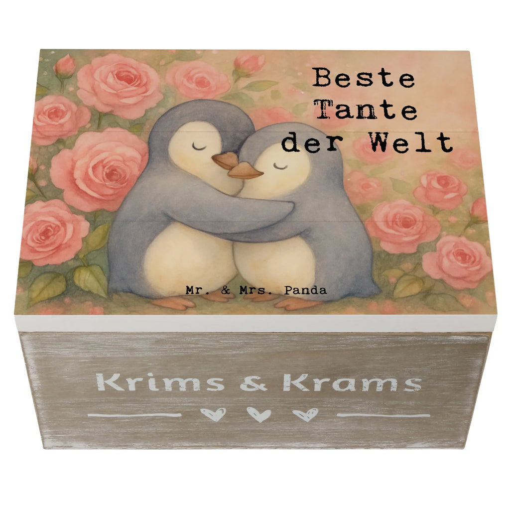 Holzkiste Pinguin Beste Tante der Welt Design Kiste, Schatzkiste, Holzkiste, Schatulle, Erinnerungsbox, Geschenkbox, Aufbewahrungsbox, Truhe, Dekokiste, Geschenkdose, Erinnerungskiste, XXL, für, Dankeschön, Geschenk, Schenken, Geburtstag, Geburtstagsgeschenk, Geschenkidee, Danke, Bedanken, Mitbringsel, Freude machen, Geschenktipp, Patentante, Paten Tante, Kleinigkeit, Tante, Neffe, Taufpartner, Lieblingstante, Nichte, Familie, Taufe
