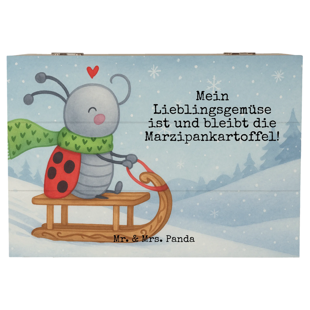 Holzkiste Smörle Rodeln Design Schatzkiste, Erinnerungsbox, Schatulle, Geschenkdose, Holzkiste, Aufbewahrungsbox, XXL, Geschenkbox, Dekokiste, Truhe, Kiste, Erinnerungskiste, Winter, Weihnachten, Weihnachtsdeko, Nikolaus, Advent, Heiligabend, Wintermotiv, Marzipan, Schlittenfahren, Smörle