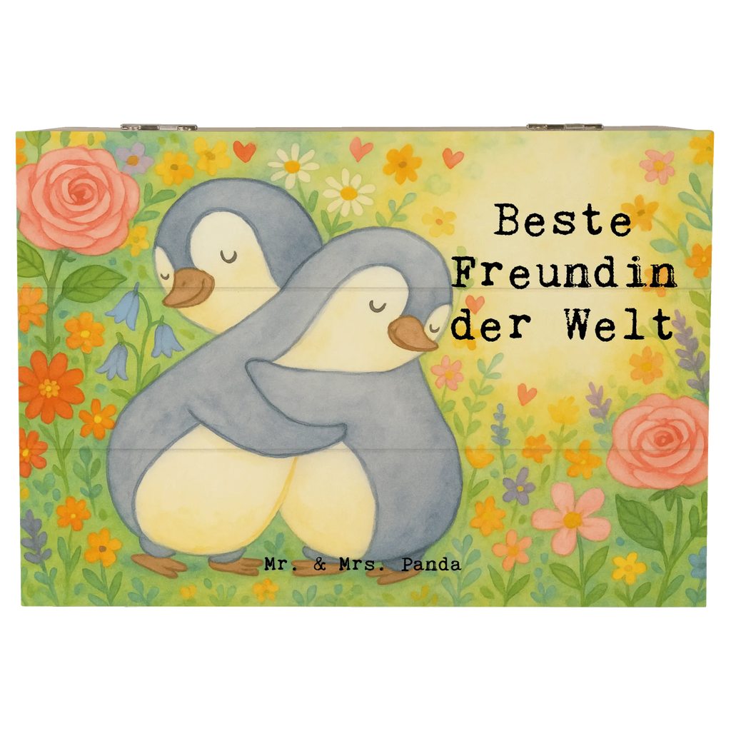 Holzkiste Pinguin Beste Freundin der Welt Design Geschenkdose, Dekokiste, Schatzkiste, Erinnerungskiste, Geschenkbox, Holzkiste, Kiste, XXL, Schatulle, Aufbewahrungsbox, Truhe, Erinnerungsbox, für, Dankeschön, Geschenk, Schenken, Geburtstag, Geburtstagsgeschenk, Geschenkidee, Danke, Bedanken, Mitbringsel, Freude machen, Geschenktipp, Jahrestag, bff, Spruch, Ehefrau, Freundin, beste Freundin, bae, beste, Freundschaft. Liebste, Frau, Freundinnen