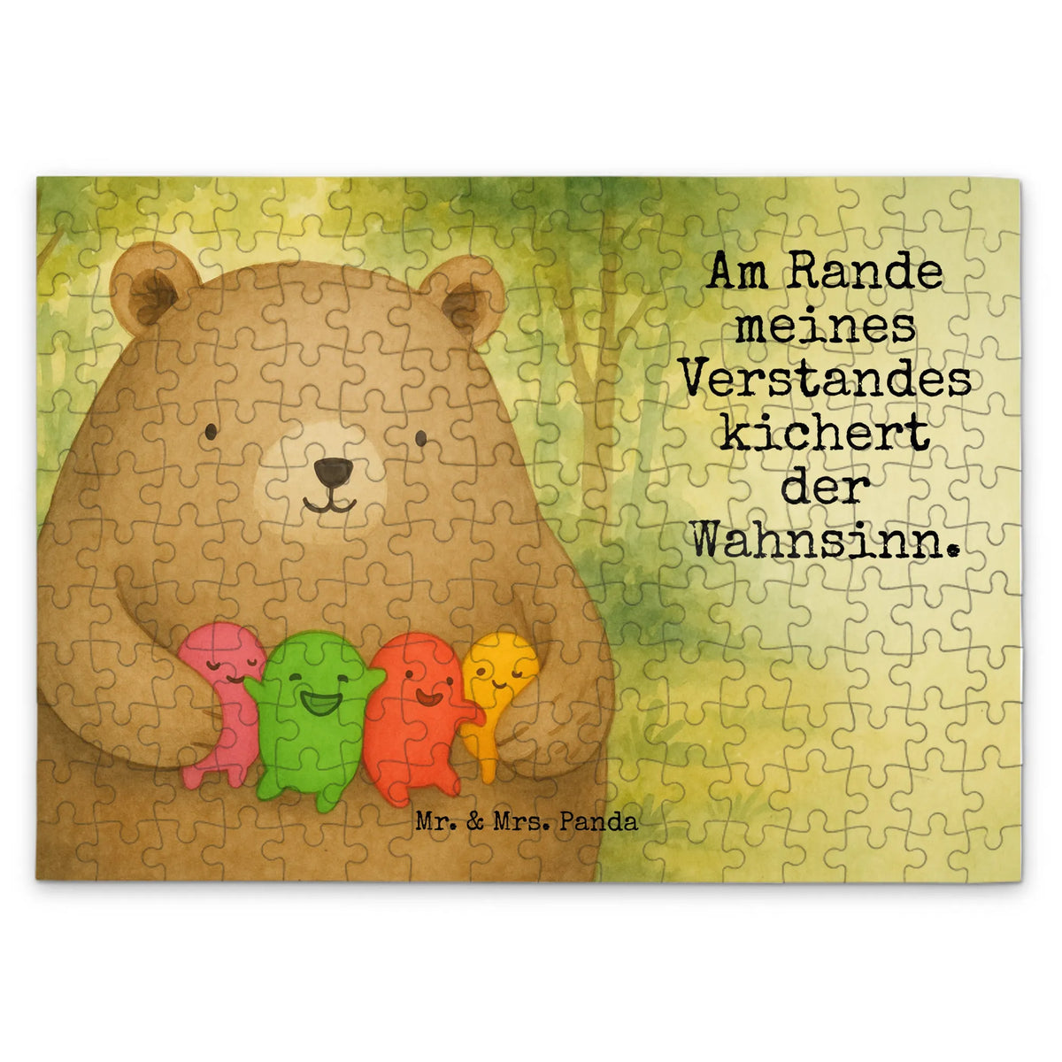 Puzzle Bär Gefühl Design 1000 Teile Puzzle, 1500 Teile Puzzle, 500 Teile Puzzle, 2000 Teile Puzzle, Legespiel, Puzzlespiel, Puzzle, Geduldspiel, 300 Teile Puzzle, Teddybär, Teddy, Bär, Durchgedreht, Wahnsinn, Verrückt