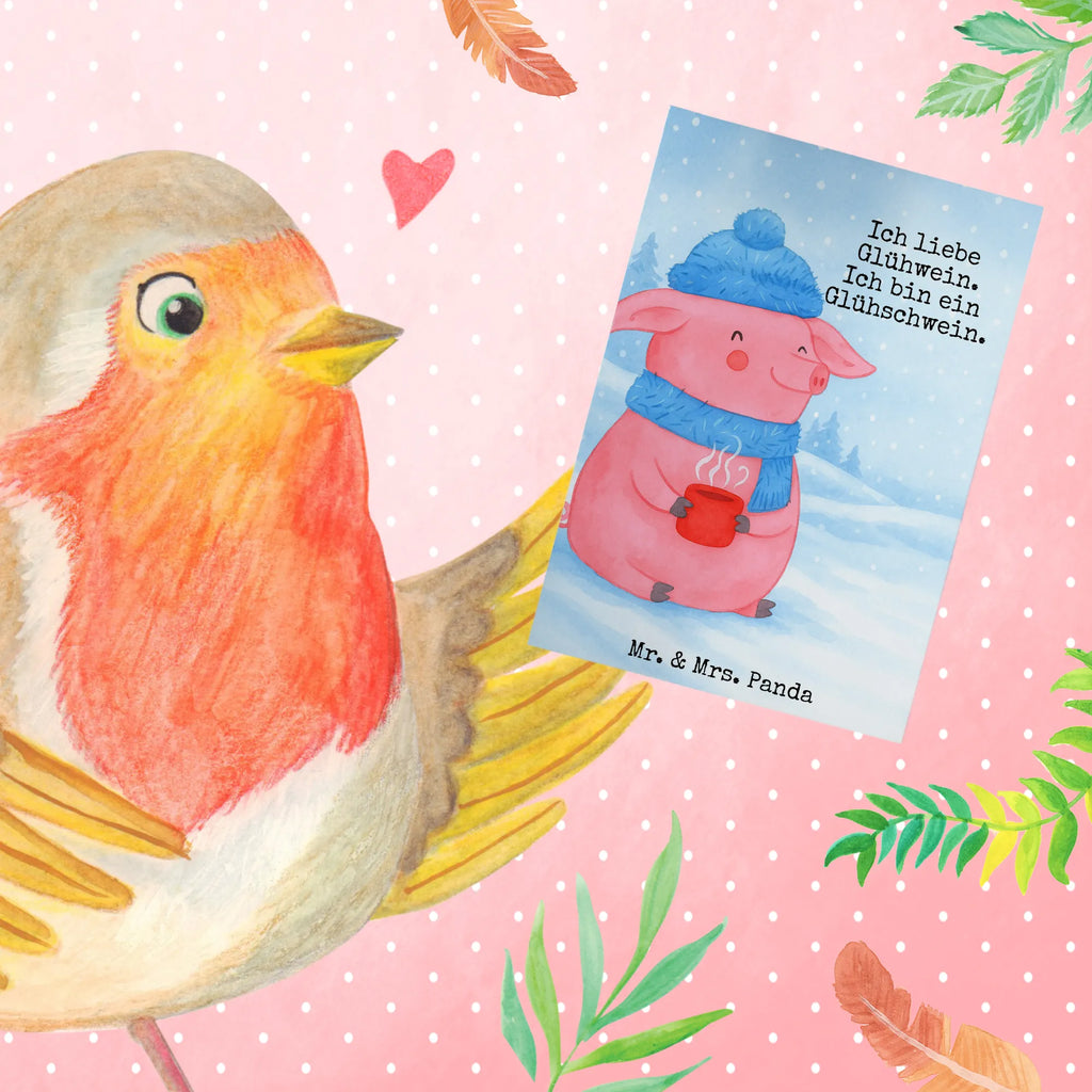 Grußkarte Schwein Glühwein Design Grußkarte, Klappkarte, Einladungskarte, Glückwunschkarte, Hochzeitskarte, Geburtstagskarte, Karte, Ansichtskarten, Winter, Weihnachten, Weihnachtsdeko, Nikolaus, Advent, Heiligabend, Wintermotiv, Glühschwein, Glühwein, Weihnachtsmarkt, Punsch